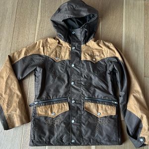 Burton ski jacket- snowboard jacket Western style XS ❄️